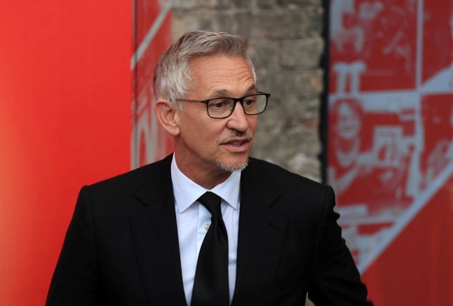 FILE PHOTO: Gary Lineker arrives at The Sun's Who Cares Wins Awards in London, Britain September 14, 2021. REUTERS/May James/File Photo