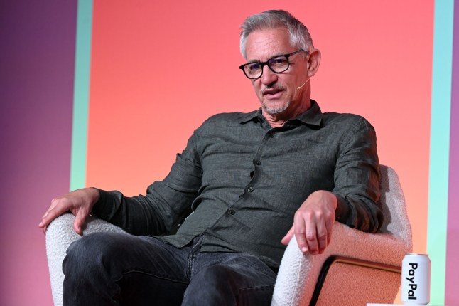 Mandatory Credit: Photo by Ash Knotek/Shutterstock for AWEurope (15231806dg) Redefining Storytelling Across Podcasting: Inside the Goalhanger Revolution with Gary Lineker - Gary Lineker, Co-Founder, Goalhanger Advertising Week Europe, Day 3, London, UK - 03 Apr 2025