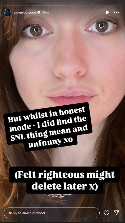 Saturday Night Live have reportedly issued an apology to The White Lotus star Aimee Lou Wood after she criticised a 'mean' sketch that mocked her teeth.