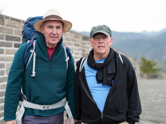 TITLE:Race Across the World S5,EP NUMBER:,TX DATE:23-04-2025,TX WEEK:16,EMBARGOED UNTIL:15-04-2025,PEOPLE:Brian, Melvin ,DESCRIPTION:Race Across the World Series Five Launch,COPYRIGHT:Studio Lambert,CREDIT LINE:BBC/Studio Lambert