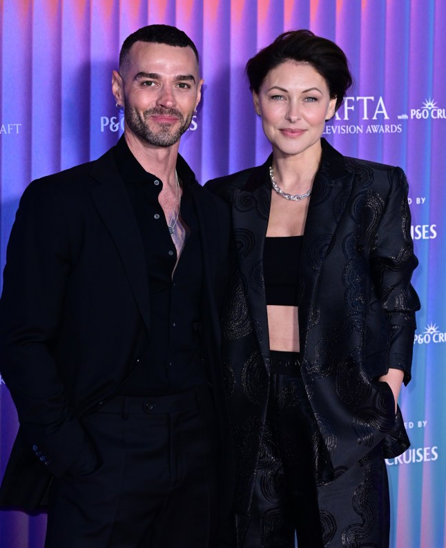 Mandatory Credit: Photo by Anthony Harvey/Shutterstock (15267446di) Matt Willis and Emma Willis BAFTA Television & Television Craft Awards nominees party, V&A Museum, London, UK - 24 Apr 2025