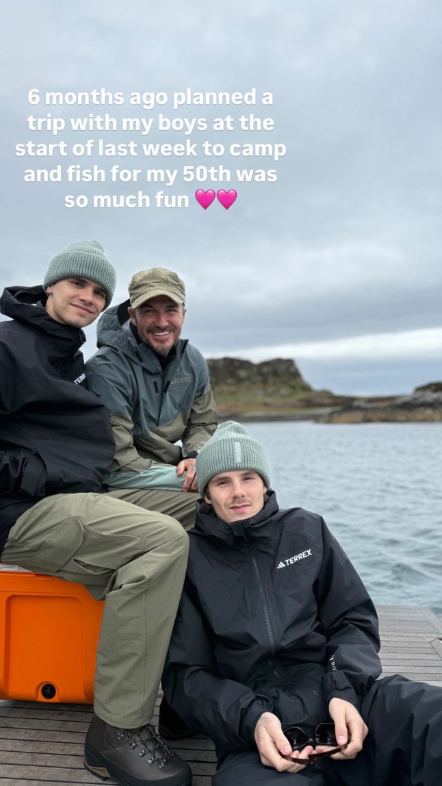 David Beckham boys trip without Brooklyn