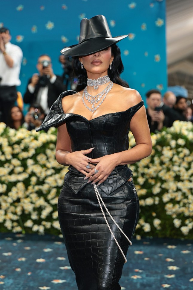 NEW YORK, NEW YORK - MAY 05: Kim Kardashian attends the 2025 Met Gala Celebrating "Superfine: Tailoring Black Style" at Metropolitan Museum of Art on May 05, 2025 in New York City. (Photo by Dimitrios Kambouris/Getty Images for The Met Museum/Vogue)