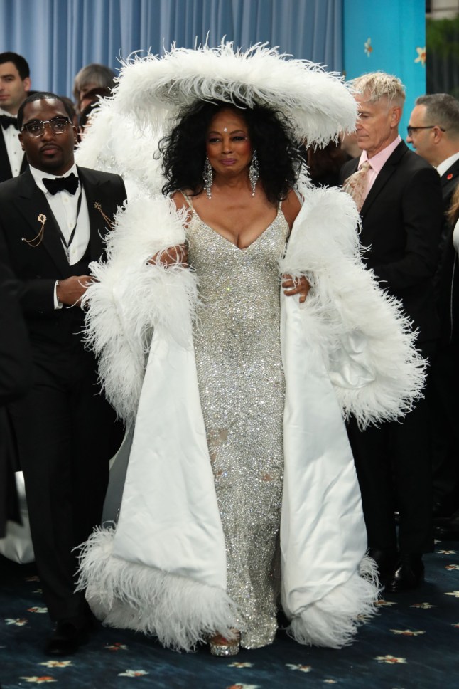Mandatory Credit: Photo by Matt Baron/Shutterstock (15280321sa) Diana Ross Met Gala 2025, Superfine: Tailoring Black Style, Arrivals, The Metropolitan Museum of Art, New York, USA - 05 May 2025
