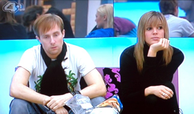 Mandatory Credit: Photo by Shutterstock (634097o) Ian 'H' Watkins and Danielle Lloyd looking fed up 'Celebrity Big Brother' TV Programme, Britain - 23 Jan 2007